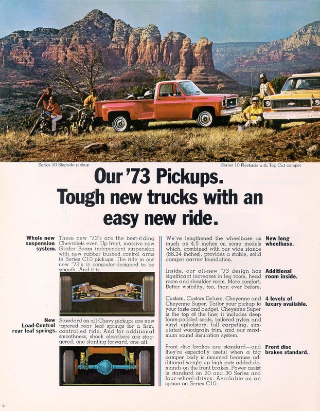 1973 Chevrolet Recreational Vehicles Brochure Page 7